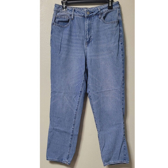 PACSUN Mom Straight‎ Leg Med Wash Blue Denim Jeans Women's Size 29 - Picture 1 of 5